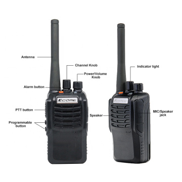 ECOME ET-518 RUD RUFT RADIO RADIO RADIO RADIO RADIO 5 km Wireless Walkie Talkie wireless a lungo raggio