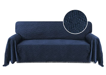 Geometric Weaving Cotton Sofa Towel
