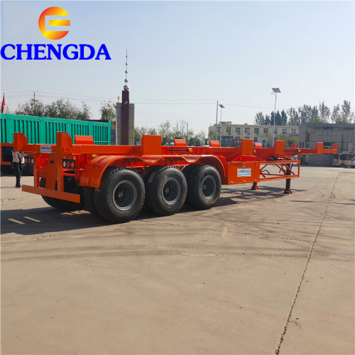 Skeleton Container Chassis Semi Truck Trailer for Sale