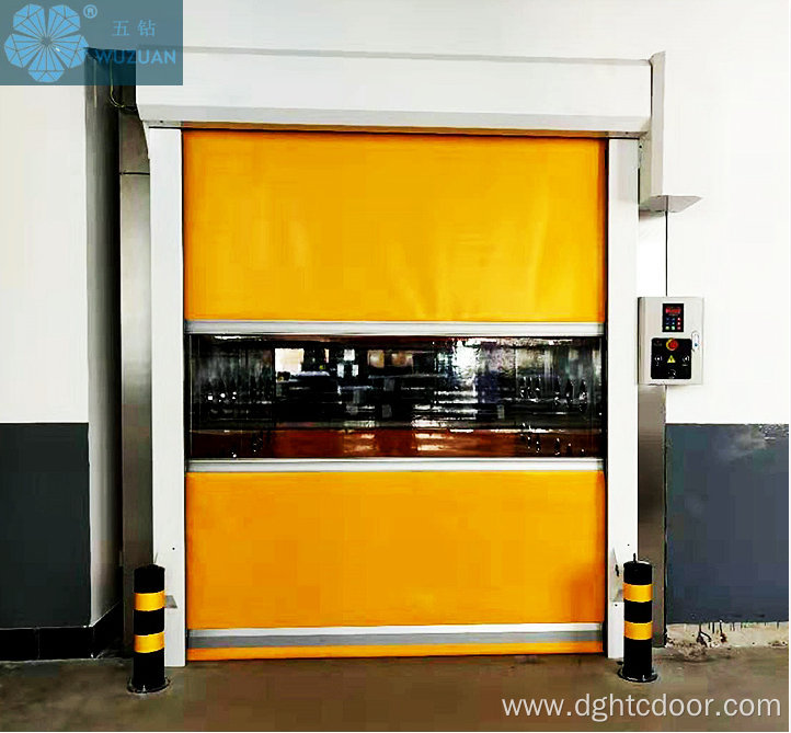 Automatic cold-proof roller shutter door for underground garage