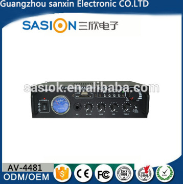 Small and flexible home Using with USB and SD port FM audio mini amplifier