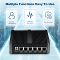 6 Gigabit Ethernet RJ45 J1900 FANLEST FUNMEATER ROUTER