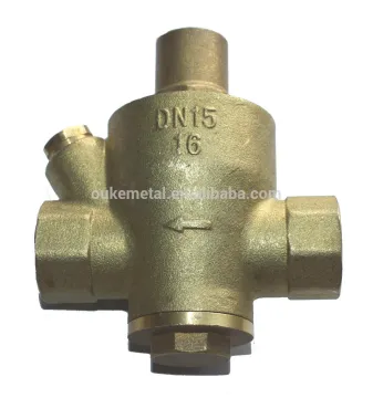 Brass piston check valve