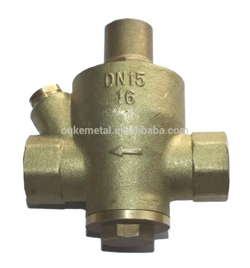 Brass piston check valve