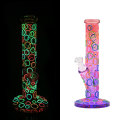 Gradient color luminous glass Smoking Bong