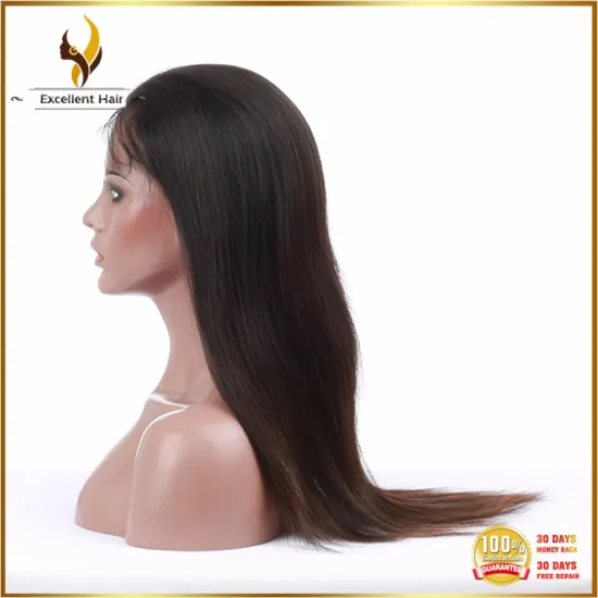 Big discount cheap natrual wave peruvian human hair full lace wig with baby hair