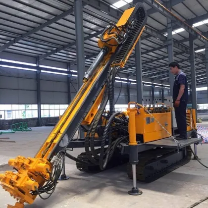 Multifunction anchoring diamond drilling machine