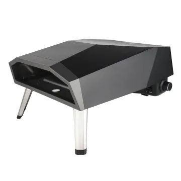 1 Deck Small Outdoor Powered Portable Gas Pizza Oven, Pizza Oven Gas Oven for Pizzas