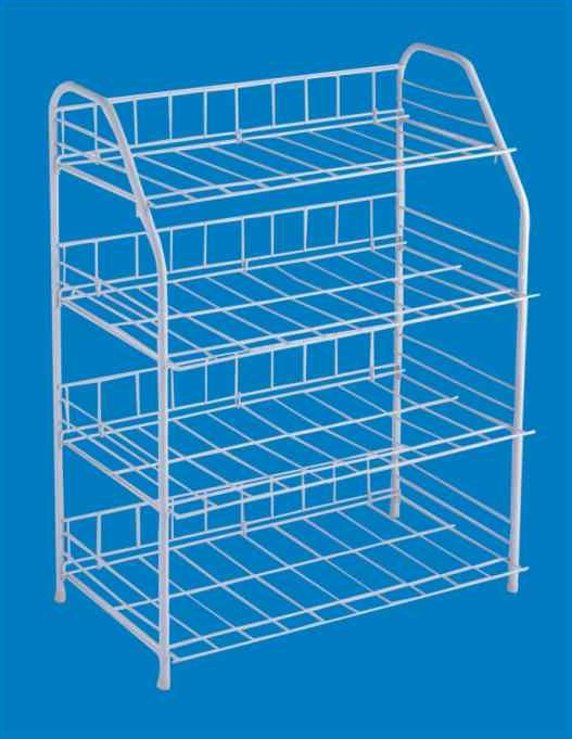 I-4 Tier PE Coated Shoe Rack