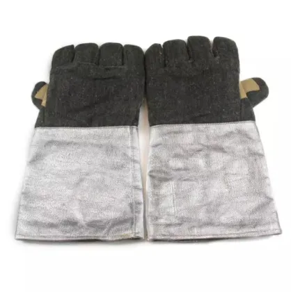 Heat-resistant protective gloves