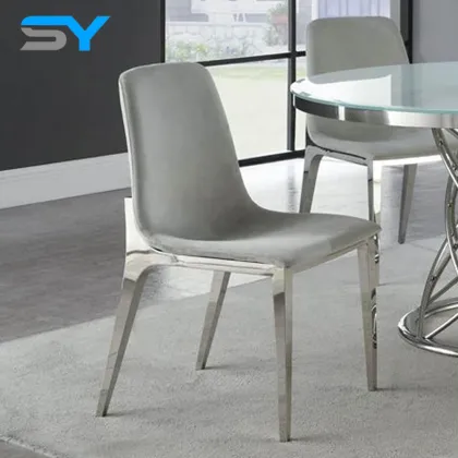 Elegant Metal Leg Dining Chairs for Home Furnishing