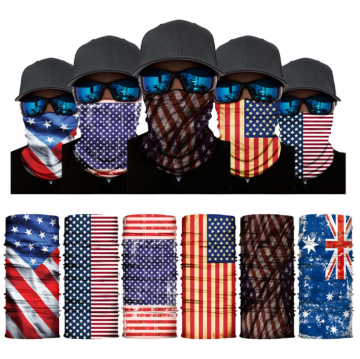 Country Flag Washable Reusable Balaclava Neck Gaiter for Sun Protection