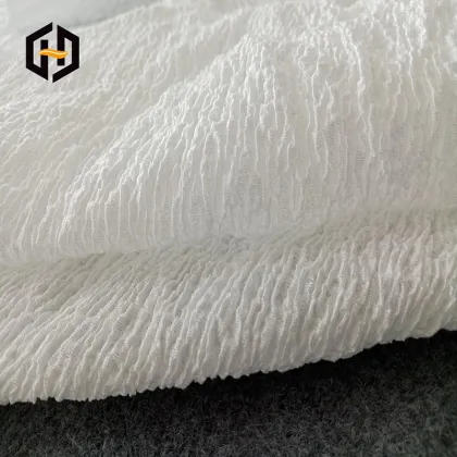 Stretch grey fabric cloth knitting for lady garment