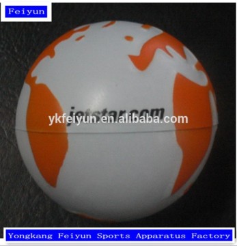 7.0cm foam material pu earth ball stress toy supply pu earth stress ball