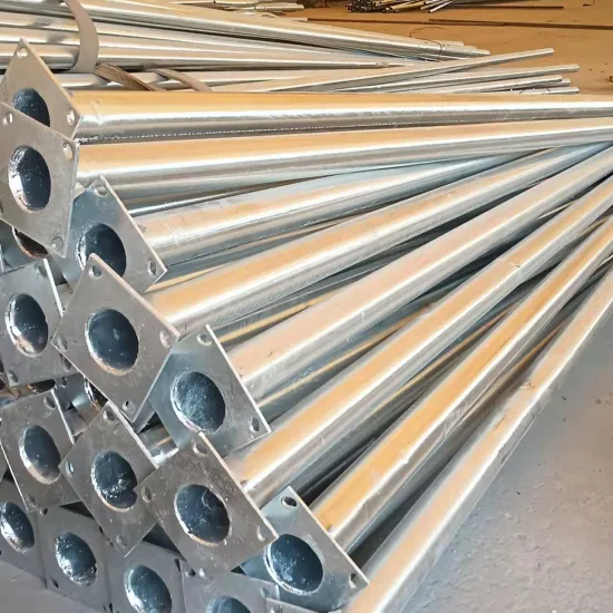 Single Arm and Double Arm Dobby Hot Dip Galvanized Solar Street Light Poles (3m-8m) - Steel