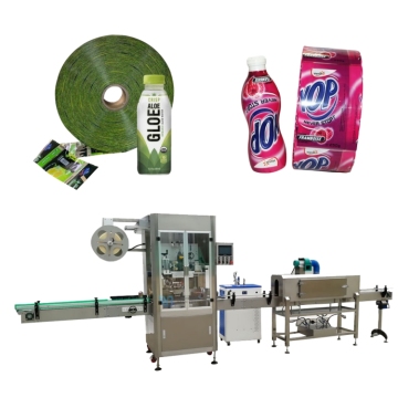 WB-TB200 Factory Price Automatic Round Bottle Shrink Sleeve Labeling Machine for Beverages