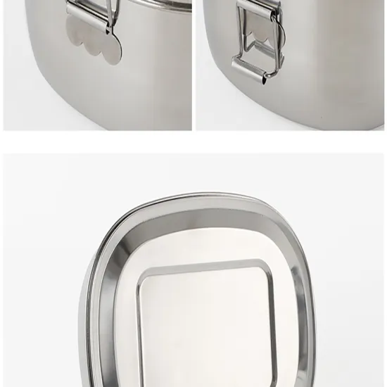 304 Double Layer Stainless Steel Food Container