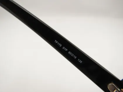 Black Womens Prescription Tom Ford Sunglasses Tf 0227 01p 63mm Hard Resin Lens