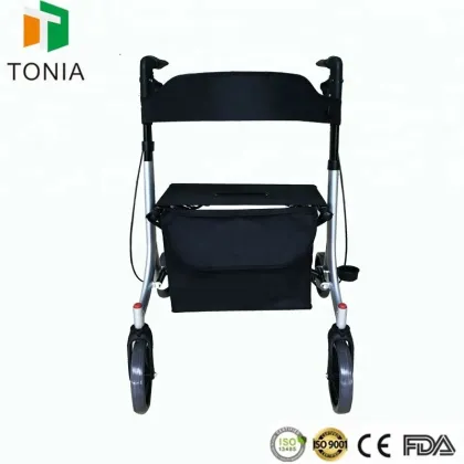 TONIA lightweight medical walker rollator TRA11 Silver