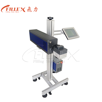 Online Flying Laser Jet Printer for Fast Speed Date Batch Coding on Glass and Plastic Bottles