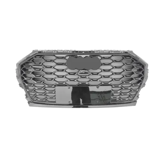 RSQ5 Style Front Sports Mesh Grill for Audi Q5/Q5L 2020-2022
