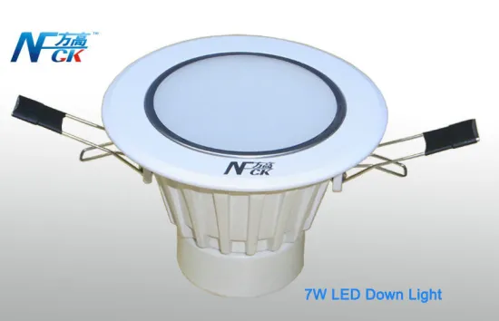 6000k 7watt Ra 90 500lm Smd Led Down Light For Hotel , Ac 240v Led