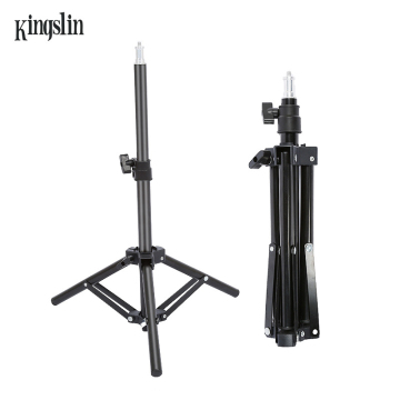 Professional Black Metal Camera Tripod with 3-Way Light Stand