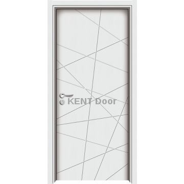 Best price modern solid wood door, pure white door