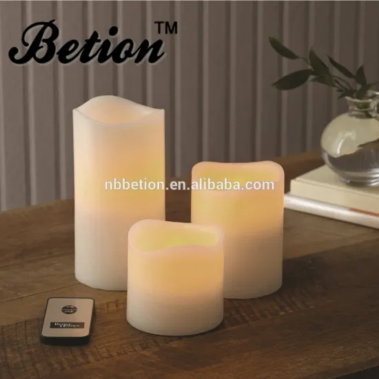 flameless led candles 3pcs led flameless paraffin wax candles with remote control flameless pillar candles
