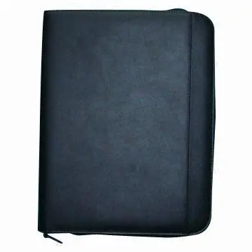 Multifunctional Synthetic Leather Briefcase with Pockets for Cards and Notepads