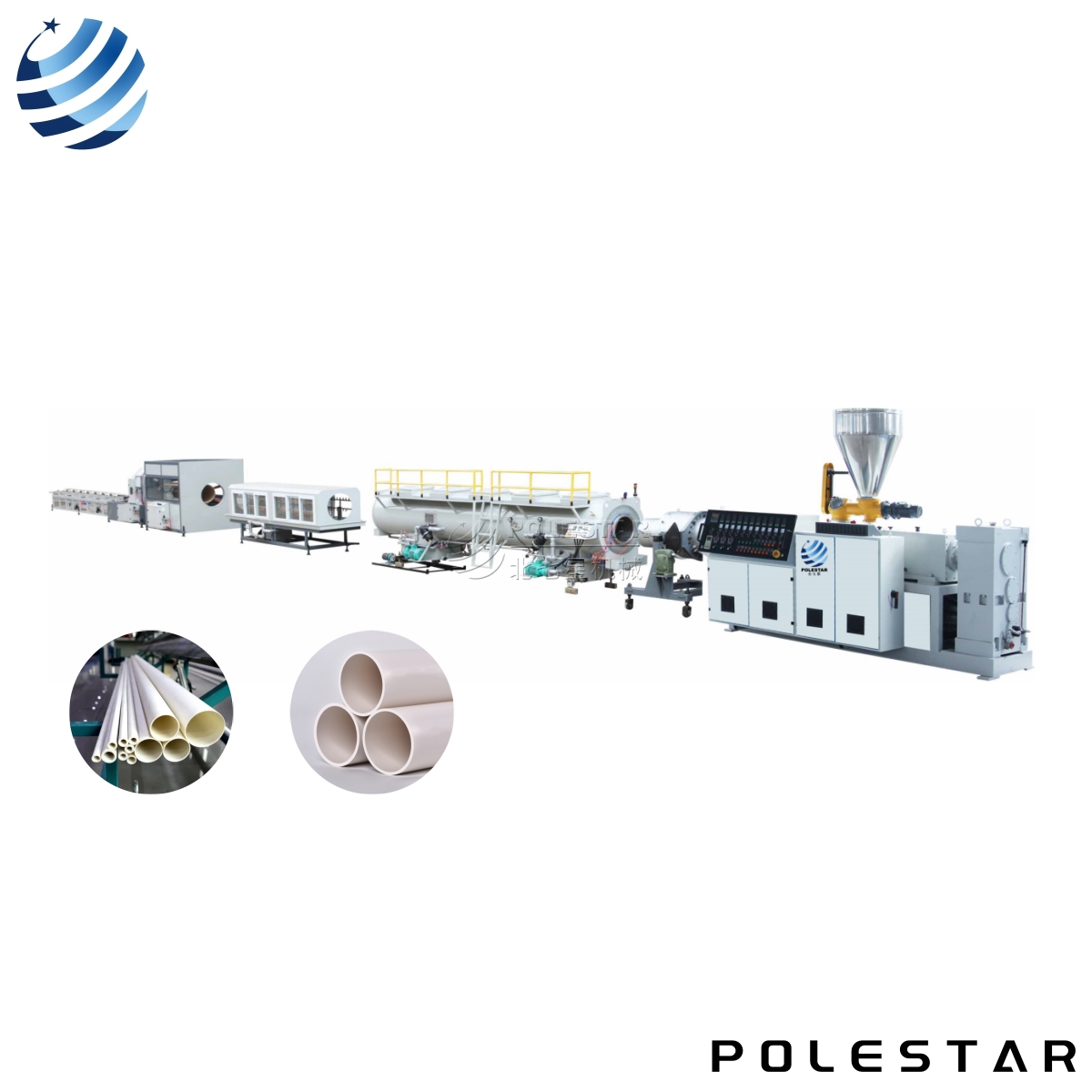 PVC Drainage Pipe Extrusion Line