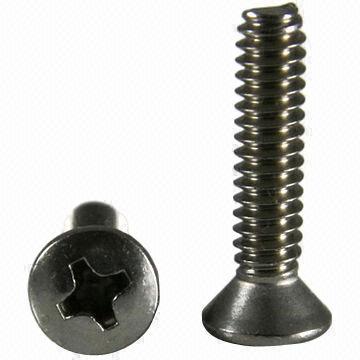 Oval Countersunk Machine Screw, Made of Steel, Stainless Steel and Brass