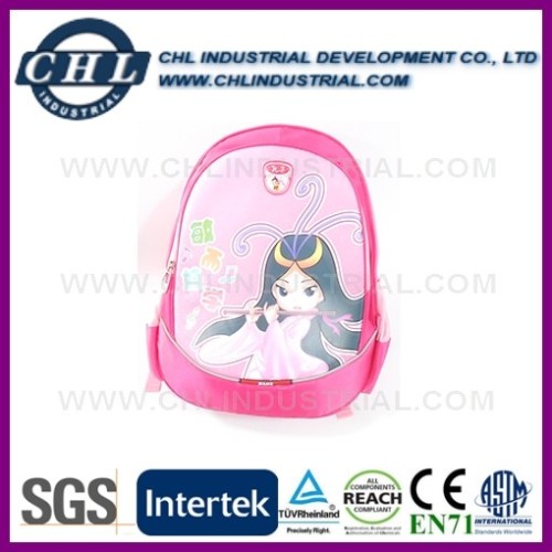 Customized cute printing kids trolley school bag