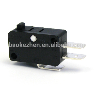 2,3 pins SPST,SPDT Micro switch without/with lever for power tool manufacturer China.