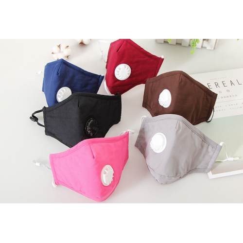 PM2.5 anti dust cotton mask with respiration valve