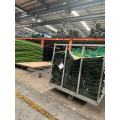Gazon synthétique coloré d'herbe moins chère, gazon artificiel pour jardin