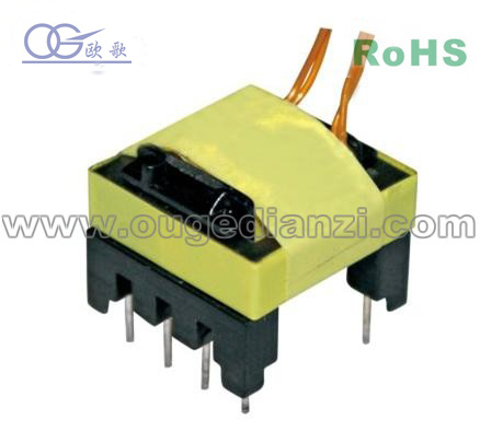 Ef16 Amc Transformer, Horizontal, Pin4+4