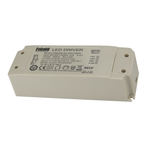 0-10V 디밍 60w 주도 전원 드라이버 / led 전원 공급 장치