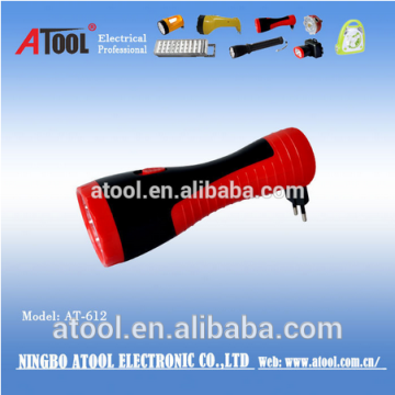 Low price high brightness Brazil plug torch light AT-612