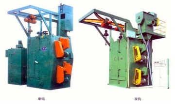 Double Hanger Shot Cleaning Machine 