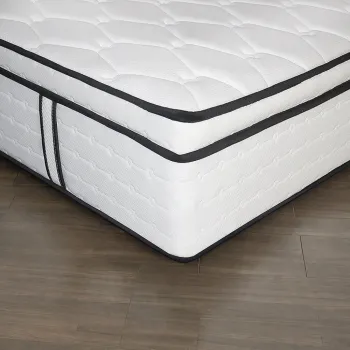 King Queen Size Memory Foam & Latex Hybrid Mattress in a Box: Cooling, Convertible Hotel-Quality Bed for Ultimate Comfort