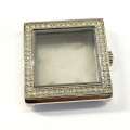 316L Luxus Diamond Watch Case Edelstahl