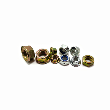 High Quality & Affordable Zinc Hex Flange Nuts M6 M8 M10 - Nylon Options Available