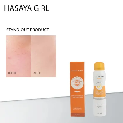 HASAYA GIRL Cooling Clear Sunscreen Spray SPF 50 - Organic Sun Protection