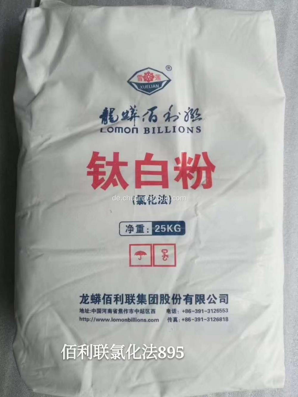Milliarden Chlorid Rutil TiO2 Titan -Dioxid für Papier