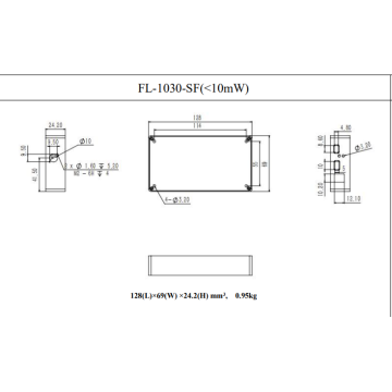 1030 nm Einzelfrequenzmodus Faserlaser