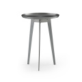 Table d'appoint en acier inoxydable de rangement du salon