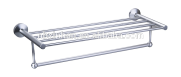 elegant design wall fitting bathroom aluminum towel shelf
