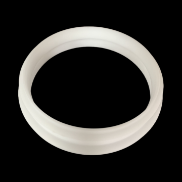 Custom High Temperature Resistant Quartz Flanges - Milky White Quartz Products of Various Specifications