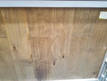 Birch engineered hardwood flooring UV lacquer handscraped surface ABCD grade